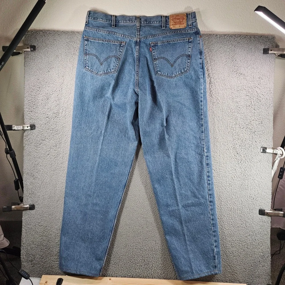 VTG Levis 560 Comfort Fit Jeans‎ Mens 42x38 Blue Denim Relaxed Tapered High Rise